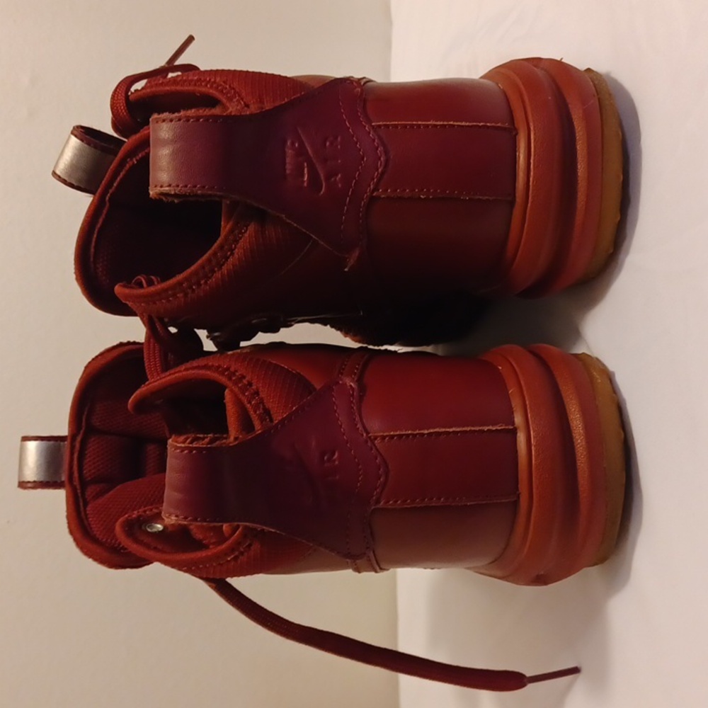 MEN'S NIKE LF LUNAR FORCE 1 DUCKBOOT MAROON SIZE 8 - Picture 8 of 10